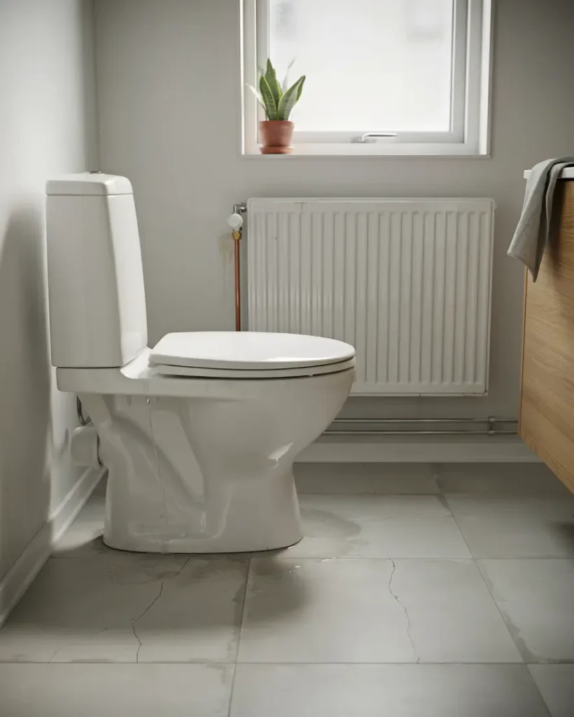element som droppar eller rinner s fels ker du toaletten innan vattenr kningen skenar